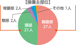 損傷主部位